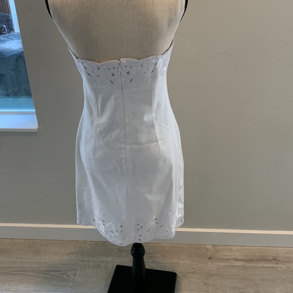 WHBM White Strapless Fancy Dress NWT - Picture 8 of 14